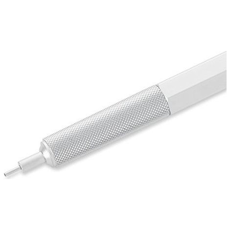 Ołówek automatyczny rOtring 600 metalowy 0.7mm, srebrny - 2